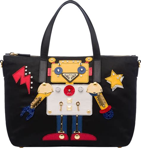 prada pink robot bag|farfetch Prada purses.